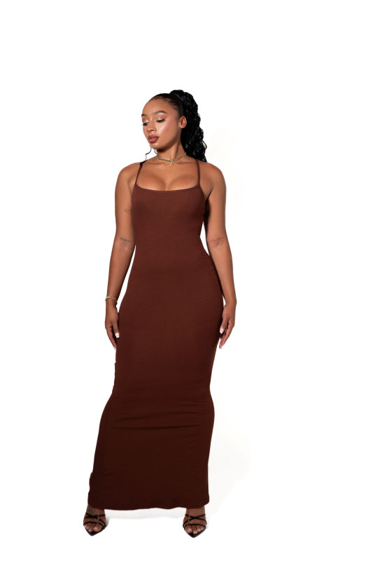 SCULPTED MAXI DRESS